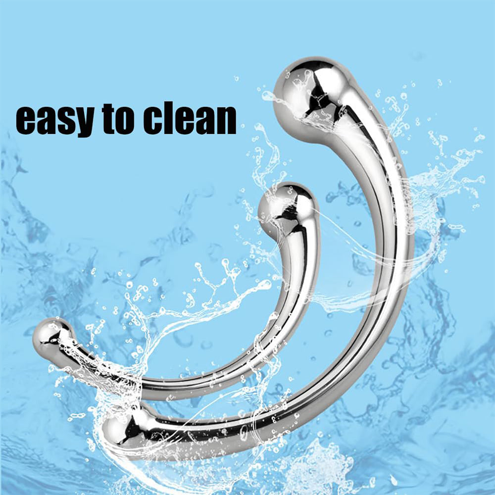 Double Ended Anal Plug Prostate Rod Stainless Steel Dual G-Spot Massage End Dildo Anal Plug – product view 5