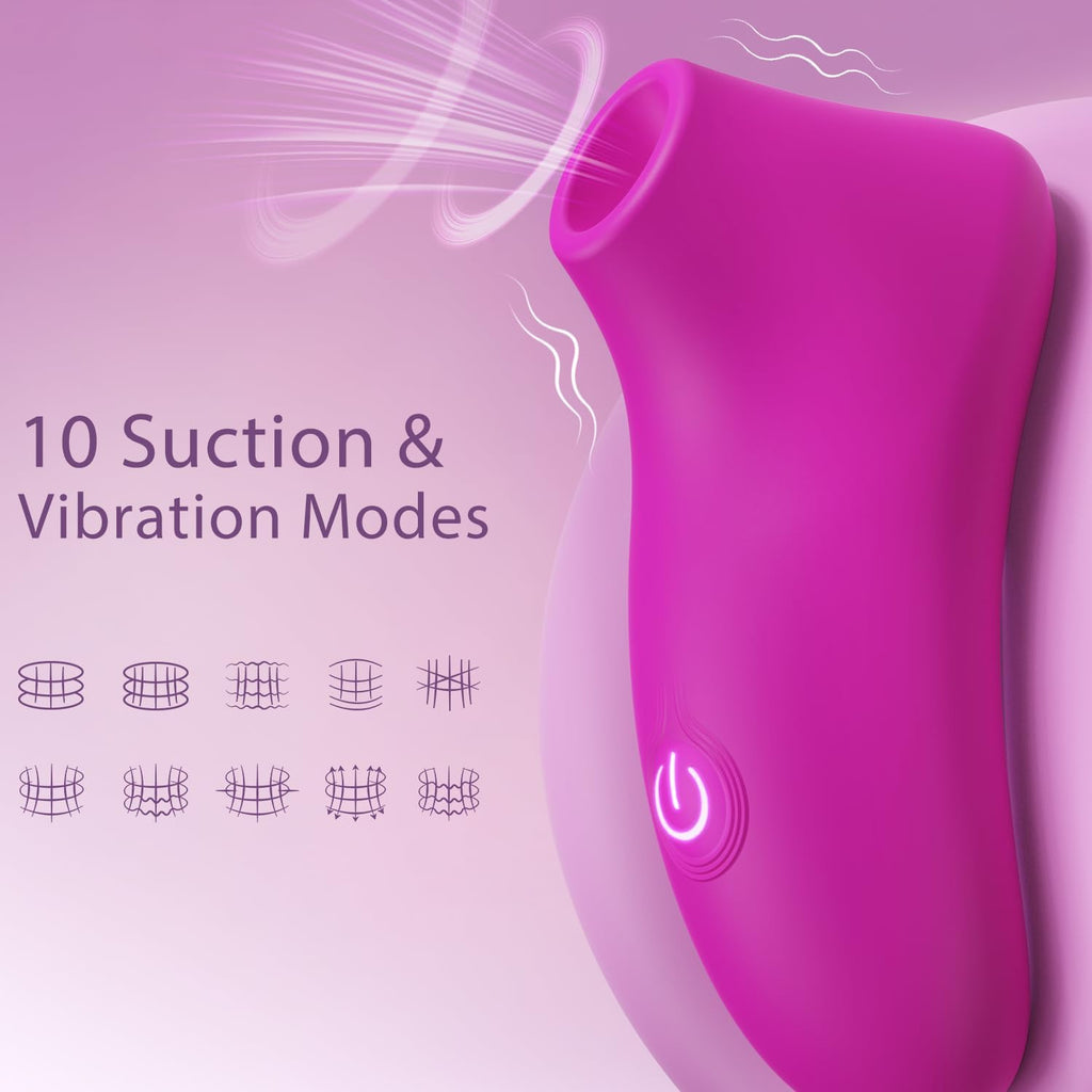 Clitoral Suction Vibrator Better Grip and Waterproof for Bath Play – product view 8