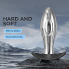 10 Mode Anal Vibrator, Rechargeable Metal Anal Plug Prostate Massager Adult Sex Toy Unisex – product view 2