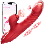 Toendi Rabbit Vibrator G Spot Sex Toys Thrusting Dildo Rose Toy for Women | 10 Vibration Modes, 7 Thrusting Modes with Licking Clitoral Vibrators Stimulator, Anal Dildos Adult Sex Toy Games For Couple