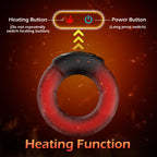 Vibrating Cock Ring 10 Vibrations with Heating Penis Ring – product view 5