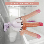 10 Telescopic Modes Realistic G-Spot Vibrator Dildo – product view 3
