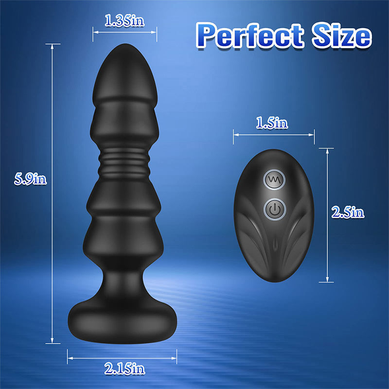 Remote Controlled Anus Retractable Silicone Anal Plug – product view 6