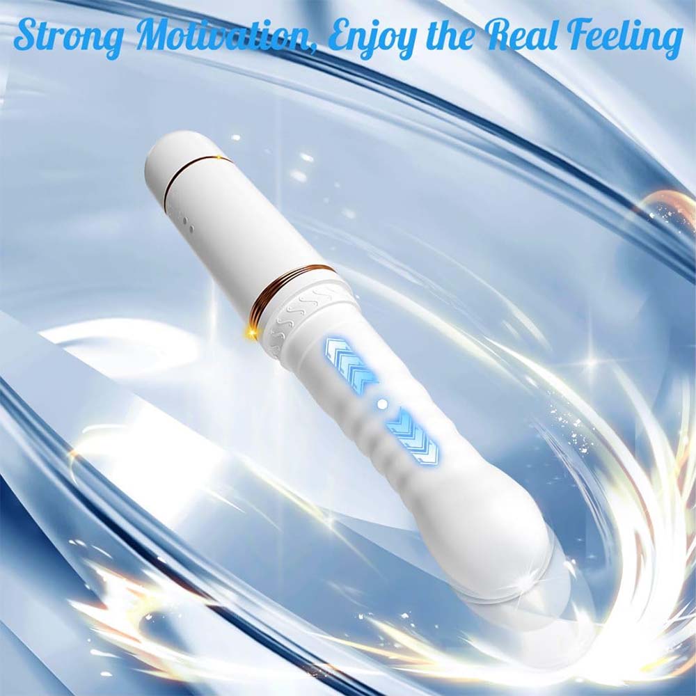 3-Frequency Automatic Telescopic Vibration Smart Heated Dildo – product view 4