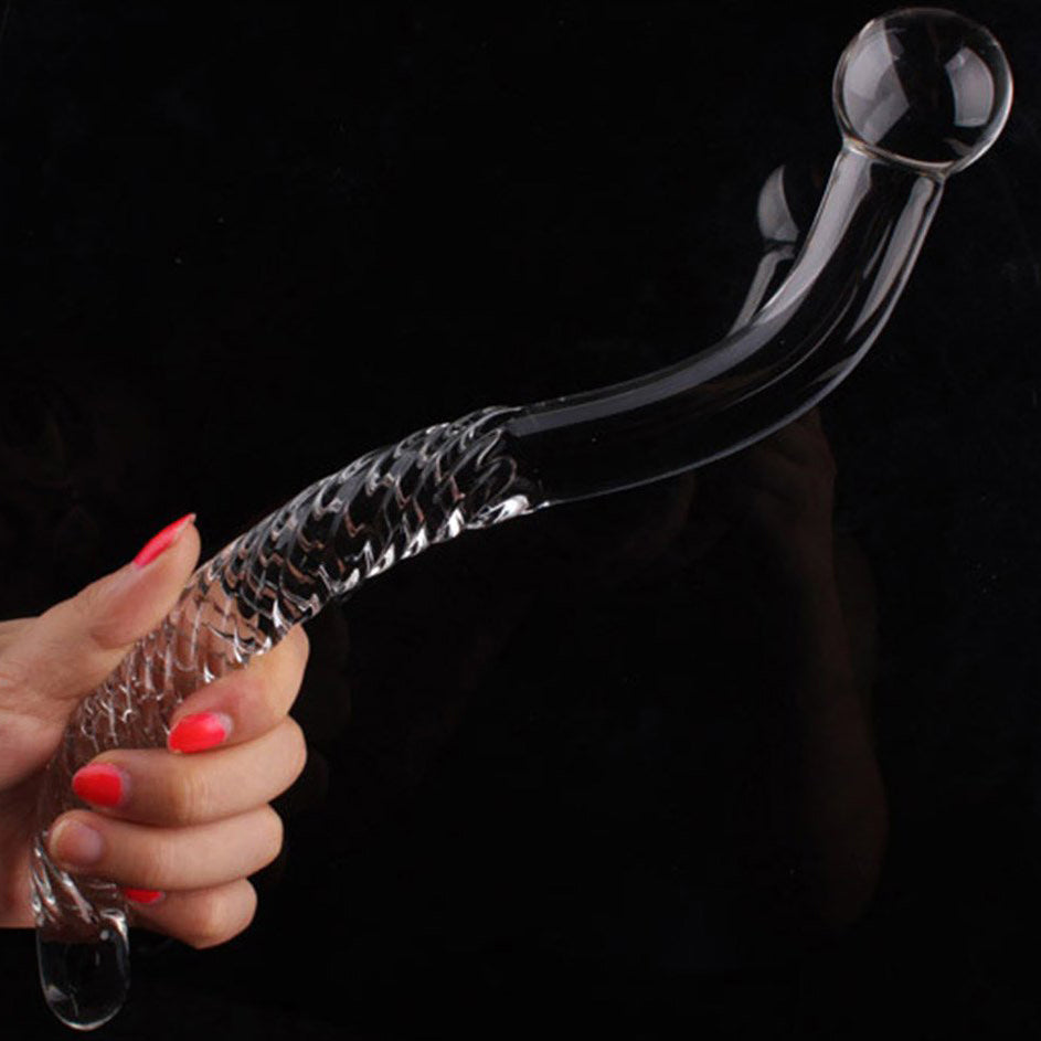 Crystal Glass Pleasure Wand Dildo – product view 5
