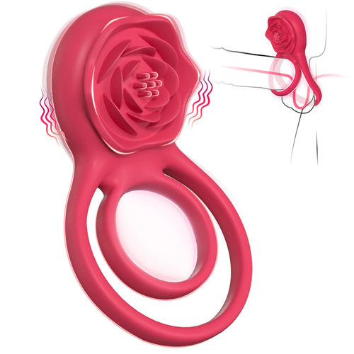Rosurge Remote Dual-Ring Rose Massager – product view 2