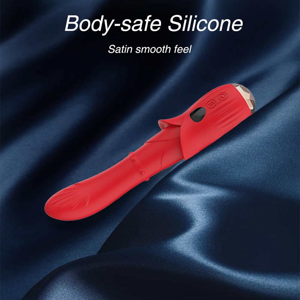 Rose G Thrusting G-Spot Vibrator – product view 7