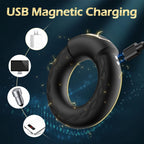 Vibrating Cock Ring 10 Vibrations with Heating Penis Ring – product view 7