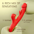 Rabbit Vibrator with Flapping Touch – G-Spot & Clitoral Stimulation – product view 4