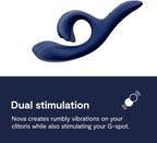 We-Vibe Nova 2 dual-stimulation design with G-spot and clitoral arms