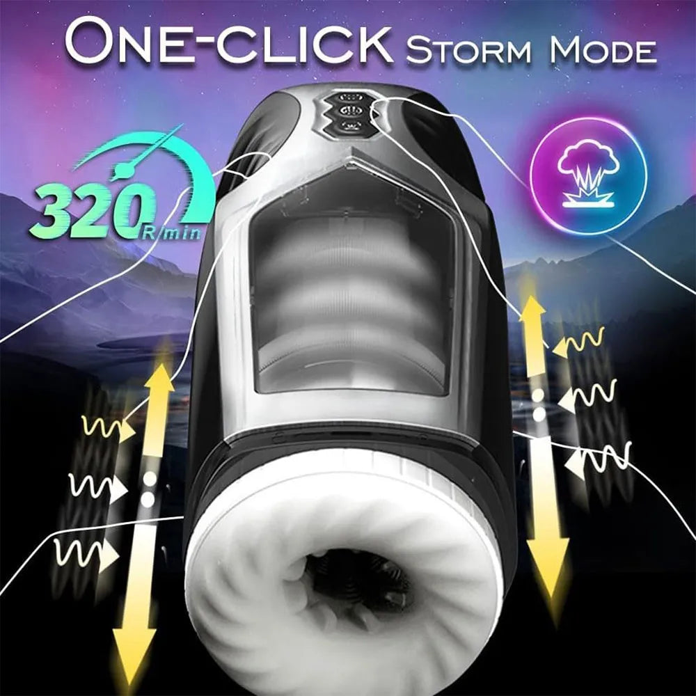 Batman Fully Automatic 7 Thrust & Vibration Modes Male Stroker — product image 3