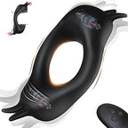 Cock Ring Vibrator With 10 Vibration Modes Remote Control – product view 2