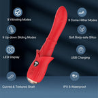 Rose G Thrusting G-Spot Vibrator – product view 4