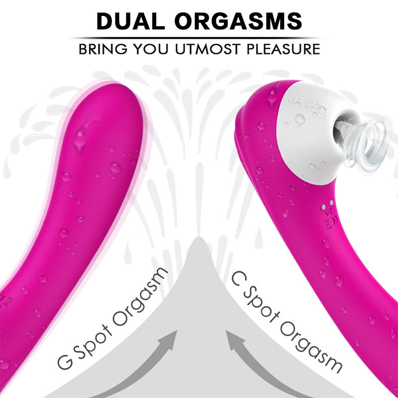 Female Sucking And Vibrating G-Spot Massager – product view 2