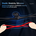 Silicone Penis Ring With Vibrator for Erection – product view 3
