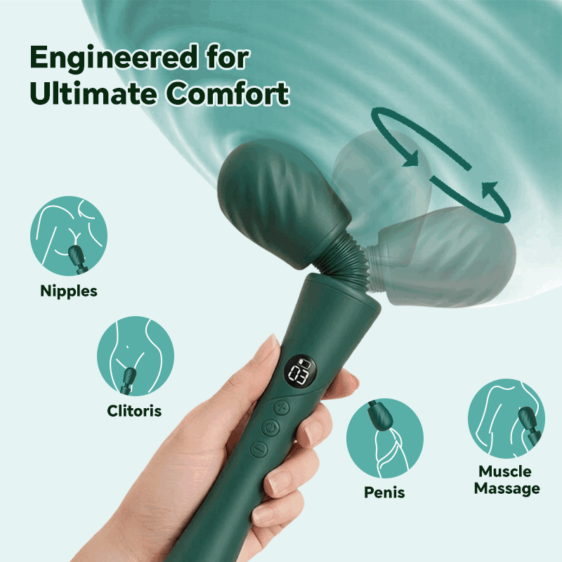 Pearlsvibe Auryne Wand 81 Settings Waterproof for Women