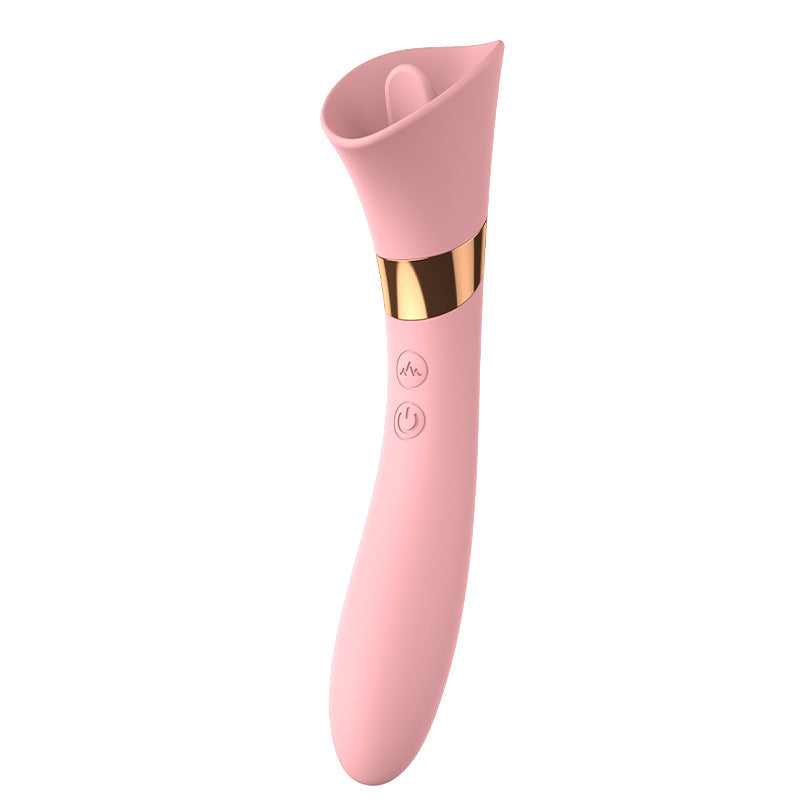 TongueRush Tongue & G-Zone Massager Dual Motor Wand Solo