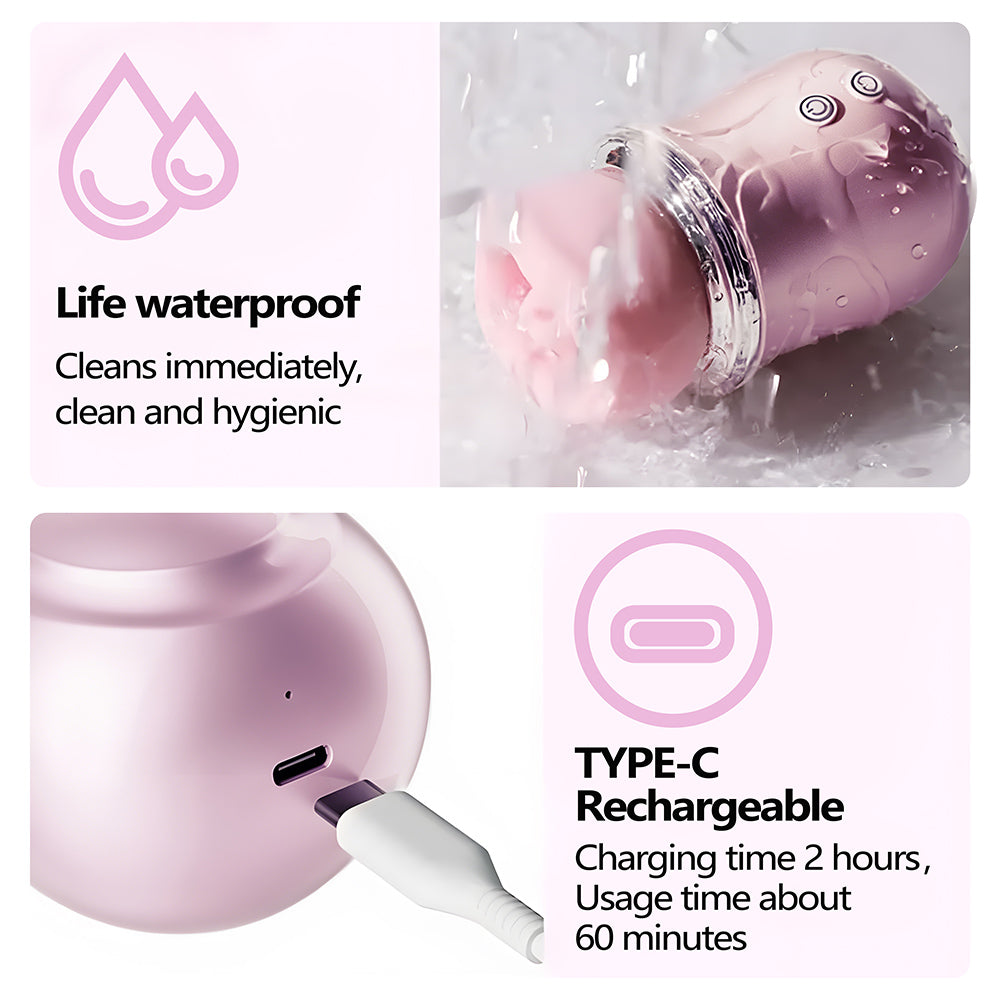 PearlMouth - Premium Oral-Like Massager with Soft