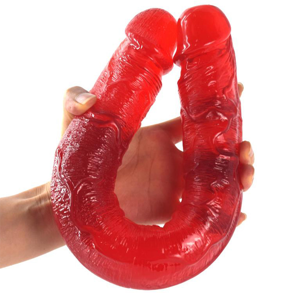 Double-Headed Artificial Anal Plug Masturbator Dildo – product view 4