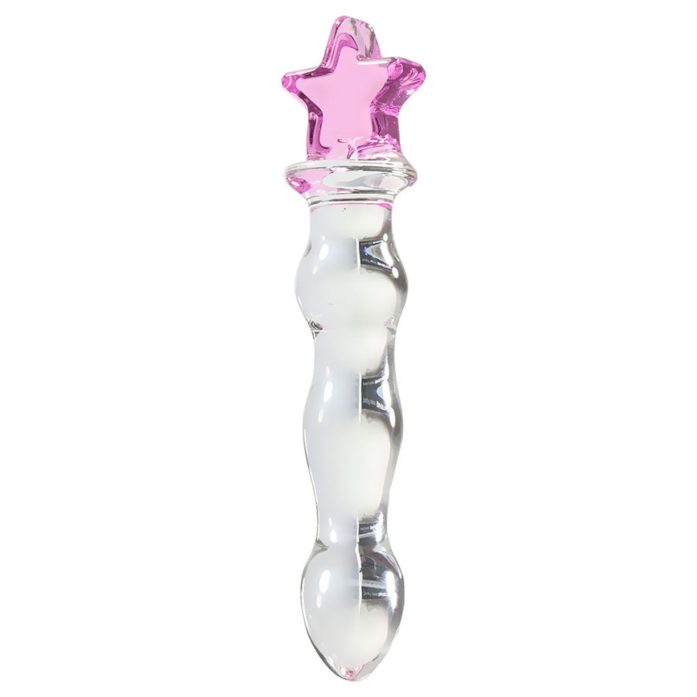 Pull Beads Crystal Glass Dildo Masturbator Butt Plug – product view 2