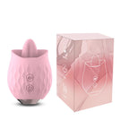 Rose Toy Vibrator For Women Clitoral Tongue Licking Vibrator
