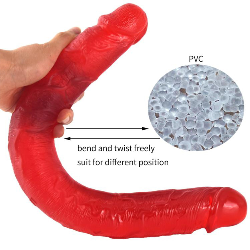Double-Headed Artificial Anal Plug Masturbator Dildo – product view 3