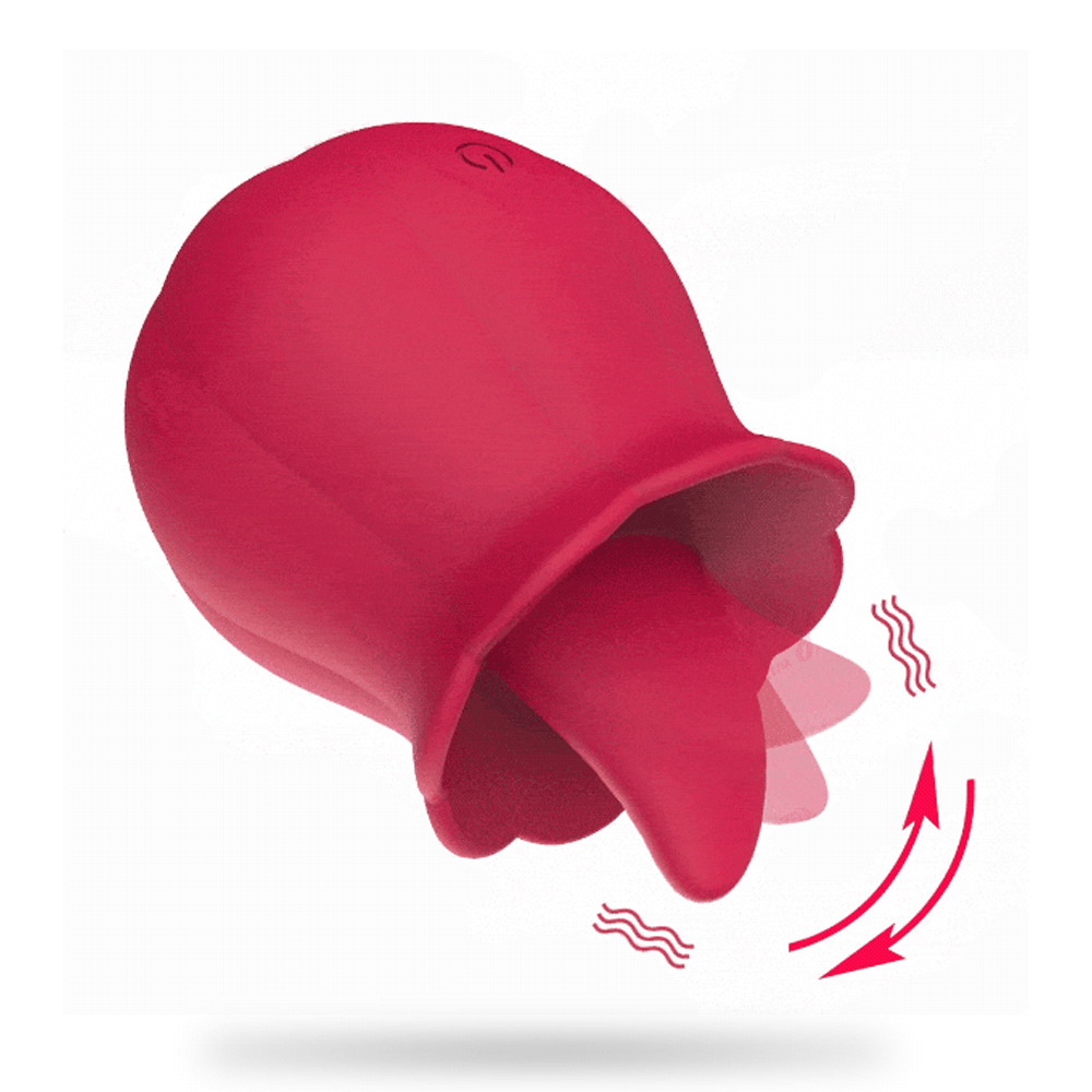 Rose Petal Vibrator | Tongue Vibrator Clitoris Stimulator