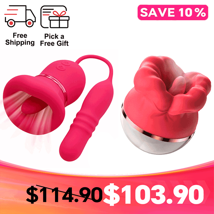 Kissel 5-in-1 Tongue-Style & Internal Motion Massager