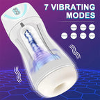 Fully Automatic 7 Vibrating 4 Sucking Waterproof Male Stroker – product view 2