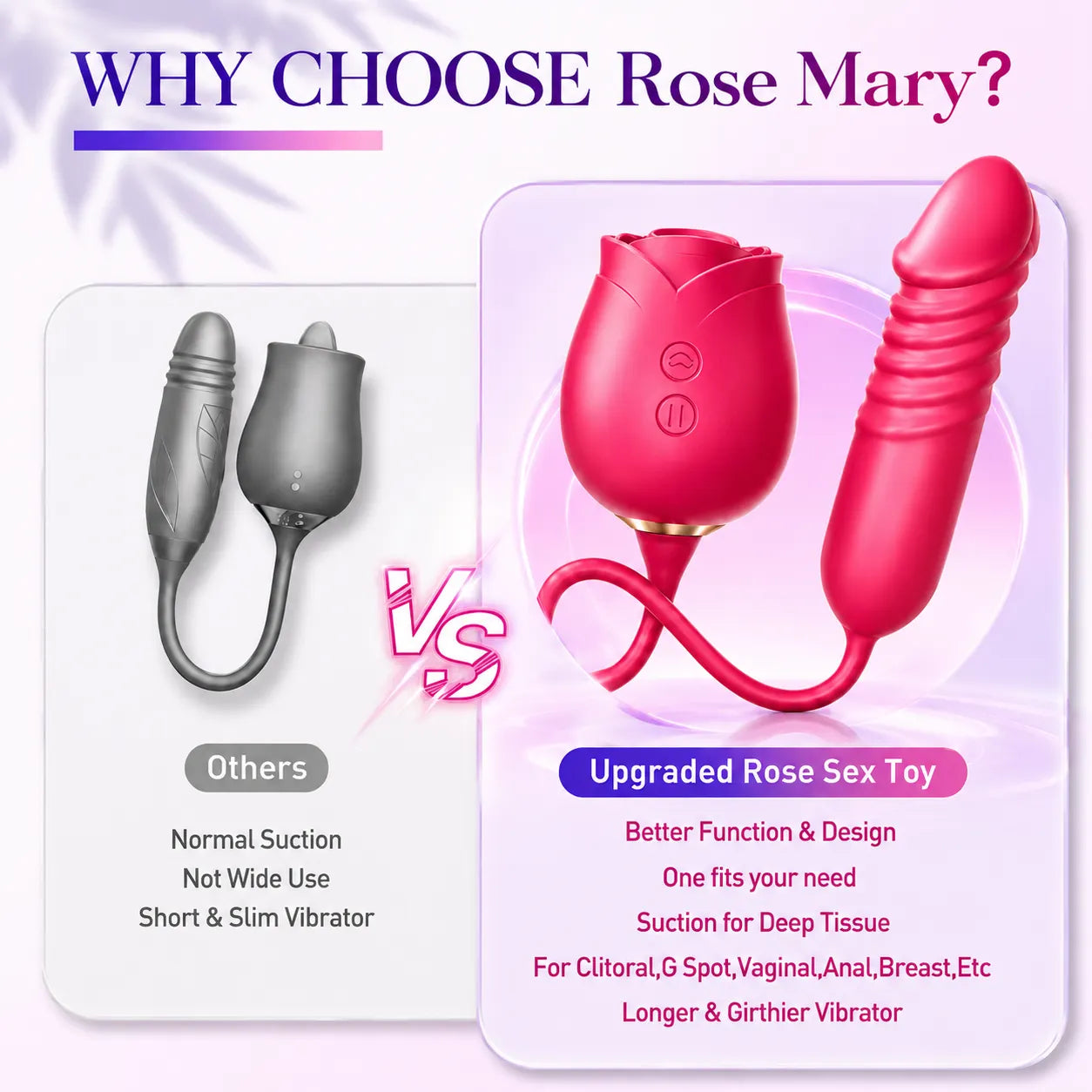 Why choose Rose Mary dual stimulation rose toy comparison