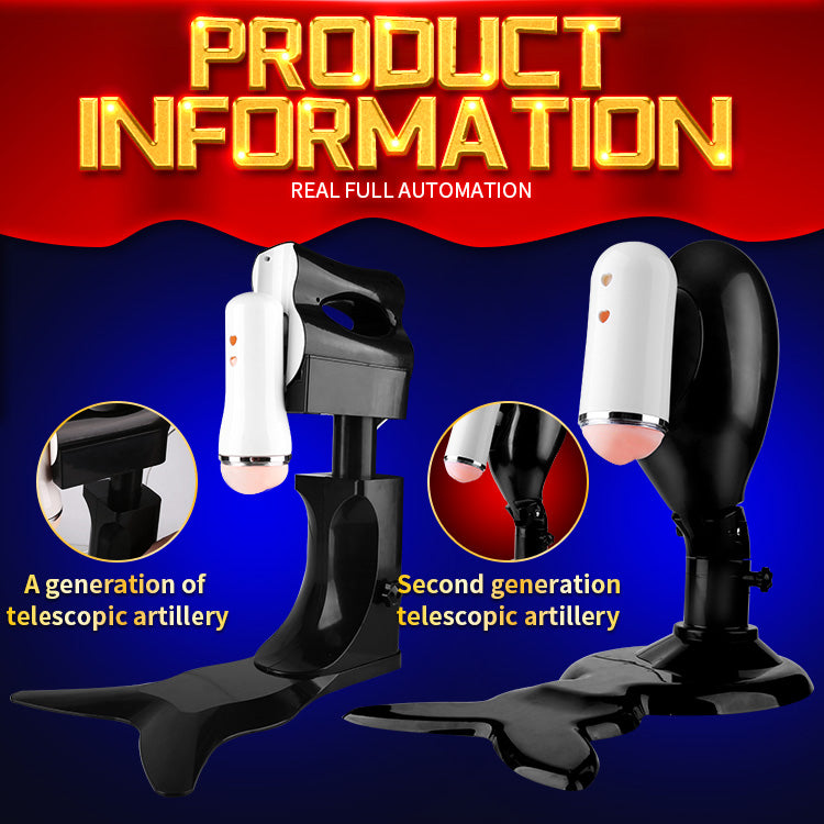 FlexRider Hands Free Male Stroker Powerful Automatic Telescopic Machine with Stand and Adjustment Speed Remote Control – product view 3