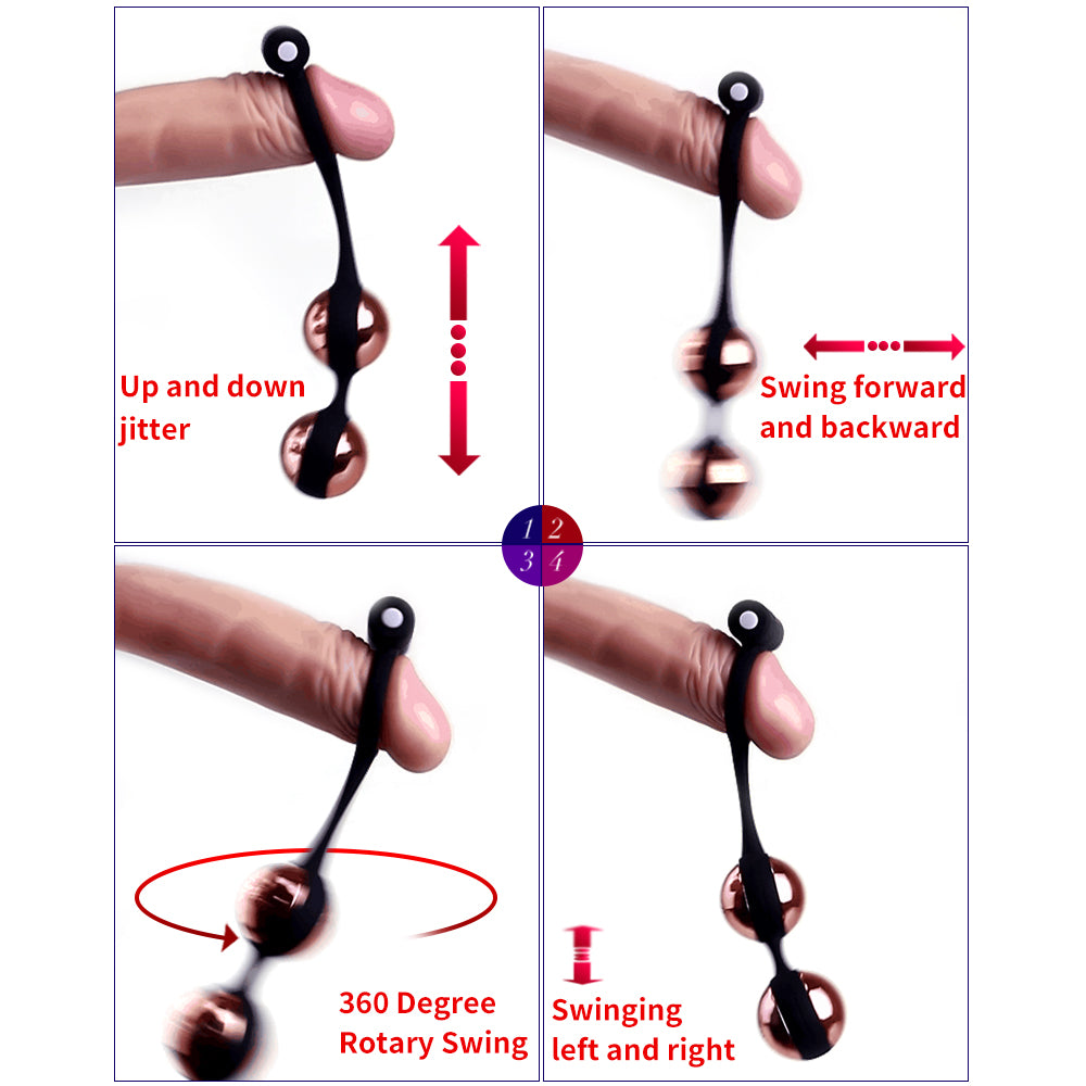Penis Trainer Vibrating Semen Locking Ring – product view 7