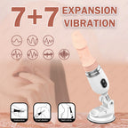 Remote Control Automatic 7-Frequency Telescopic Vibration Intelligent Heating Dildo – product view 4