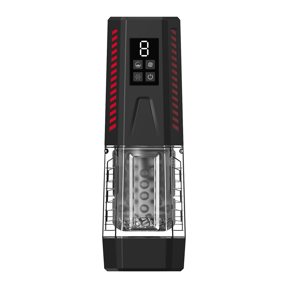 One-Touch Telescopic Sucking And Vibrating Male Stroker — product image 12