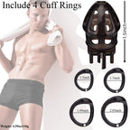Male Penis Exercise Lightweight Chastity Cage - Adult Sex Toy with 4 Different Size Rings – product view 7
