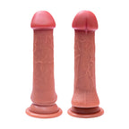 7.1 Inch Thickened Silicone Dildo| Suction Cup Allovers Thrusting Dildo – product view 7
