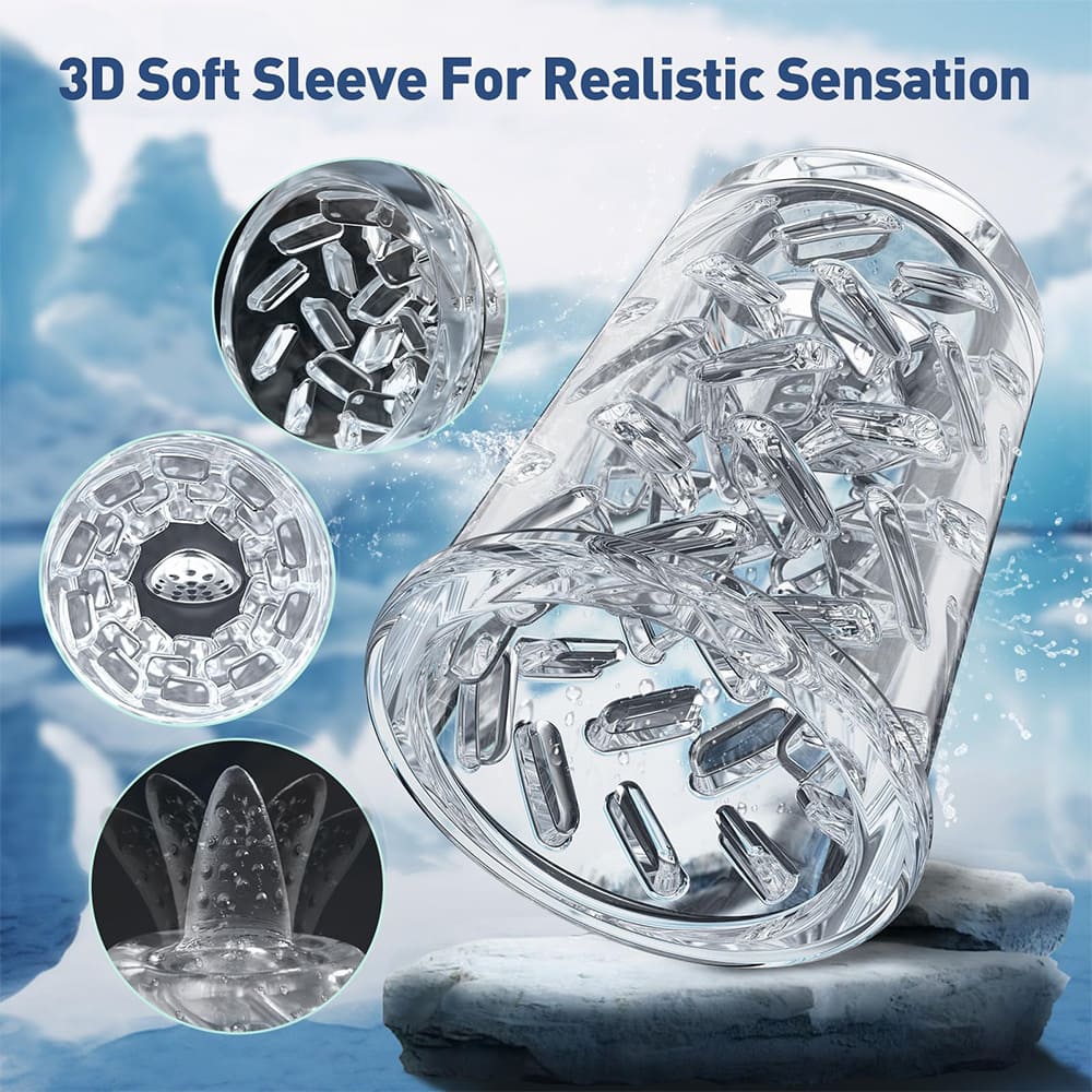 XR3 Wearable 7 Vibrating Sucking Rotation Tongue Licking Automatic Male Stroker Blowjob Toy – product view 9
