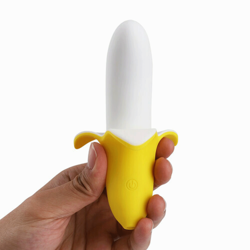 Banana Vibrating Dildos Female Masturbation G-spot Vibrator – product view 4