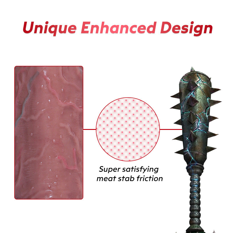 7.1 Inch Liquid Silicone Dildo Masturbator