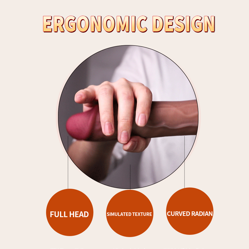 Tarzan Dildo Bendable Thrusting Dildo With Suction Cup 8.86 Inch – product view 5