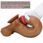The Safest Material Green Veined Liquid Silicone Double Hardness Simulation Oversized Dildo – product view 6