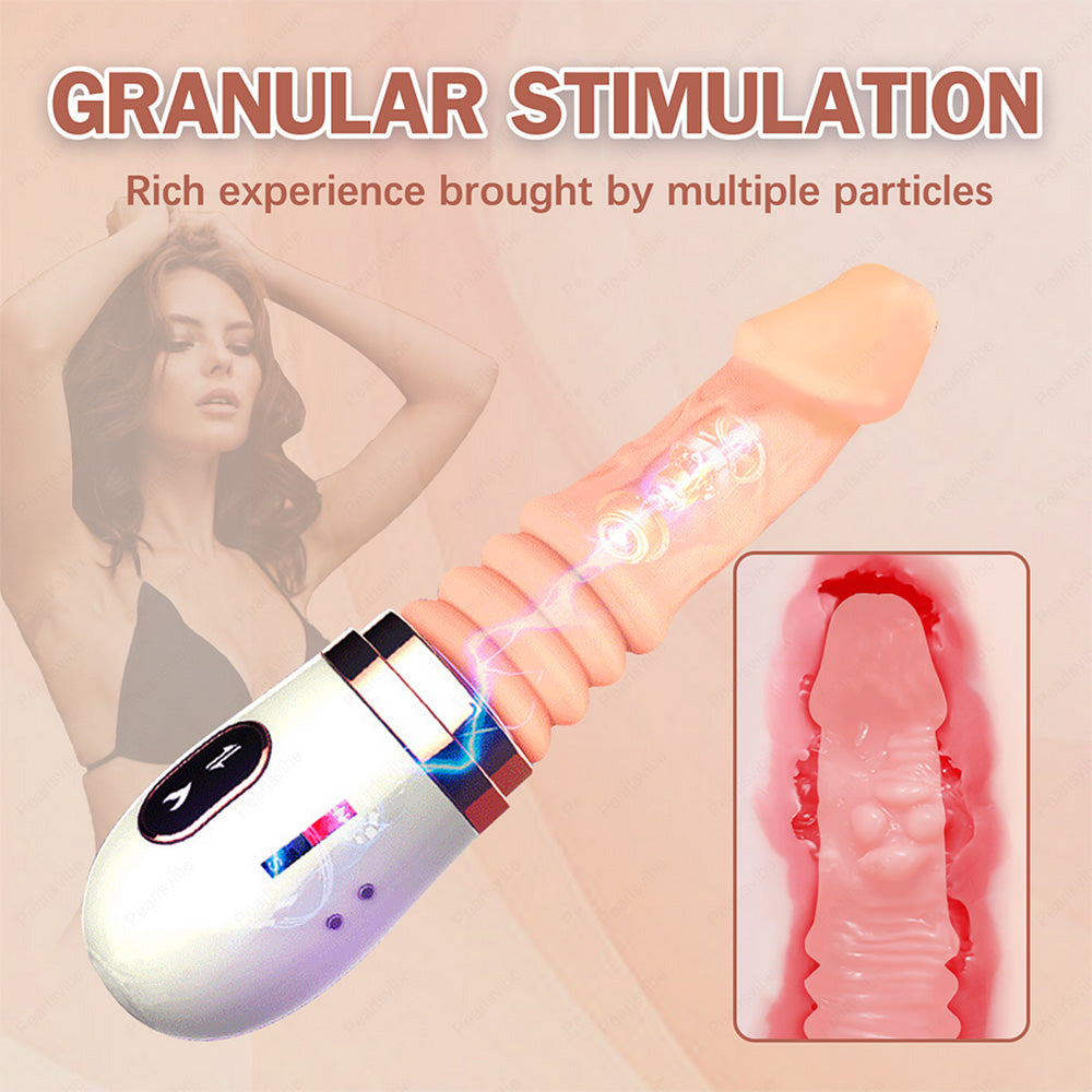Remote Control Automatic 7-Frequency Telescopic Vibration Intelligent Heating Dildo – product view 6