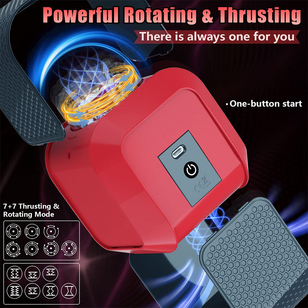 Fully Automatic Telescopic Rotating Rubik's Cube Aircraft Male Stroker — product image 2