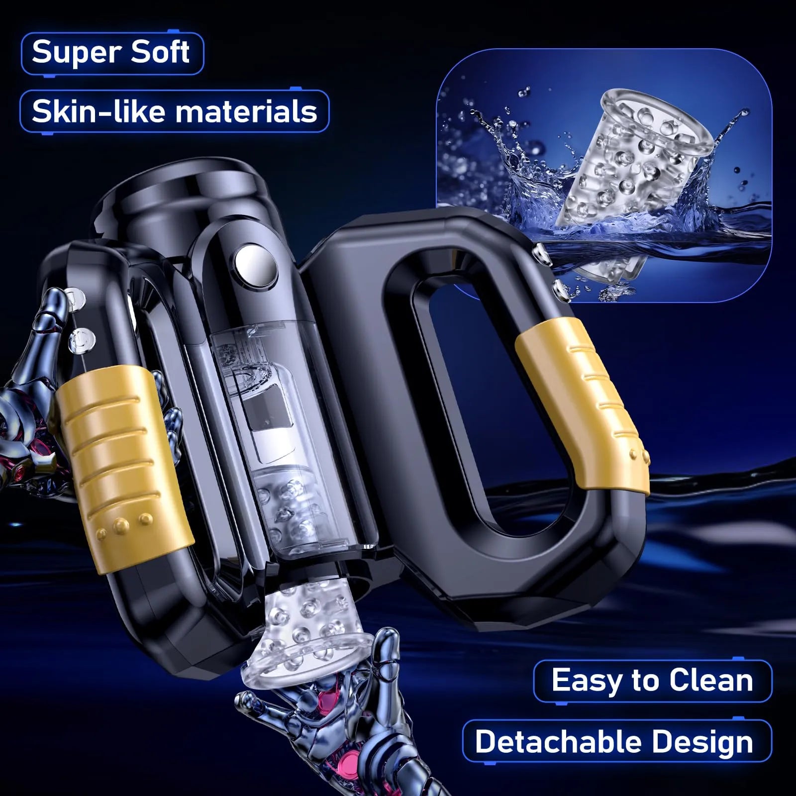 10 Thrusting Rotating Modes Automatic Male Stroker Sex Toys for Men – product view 3