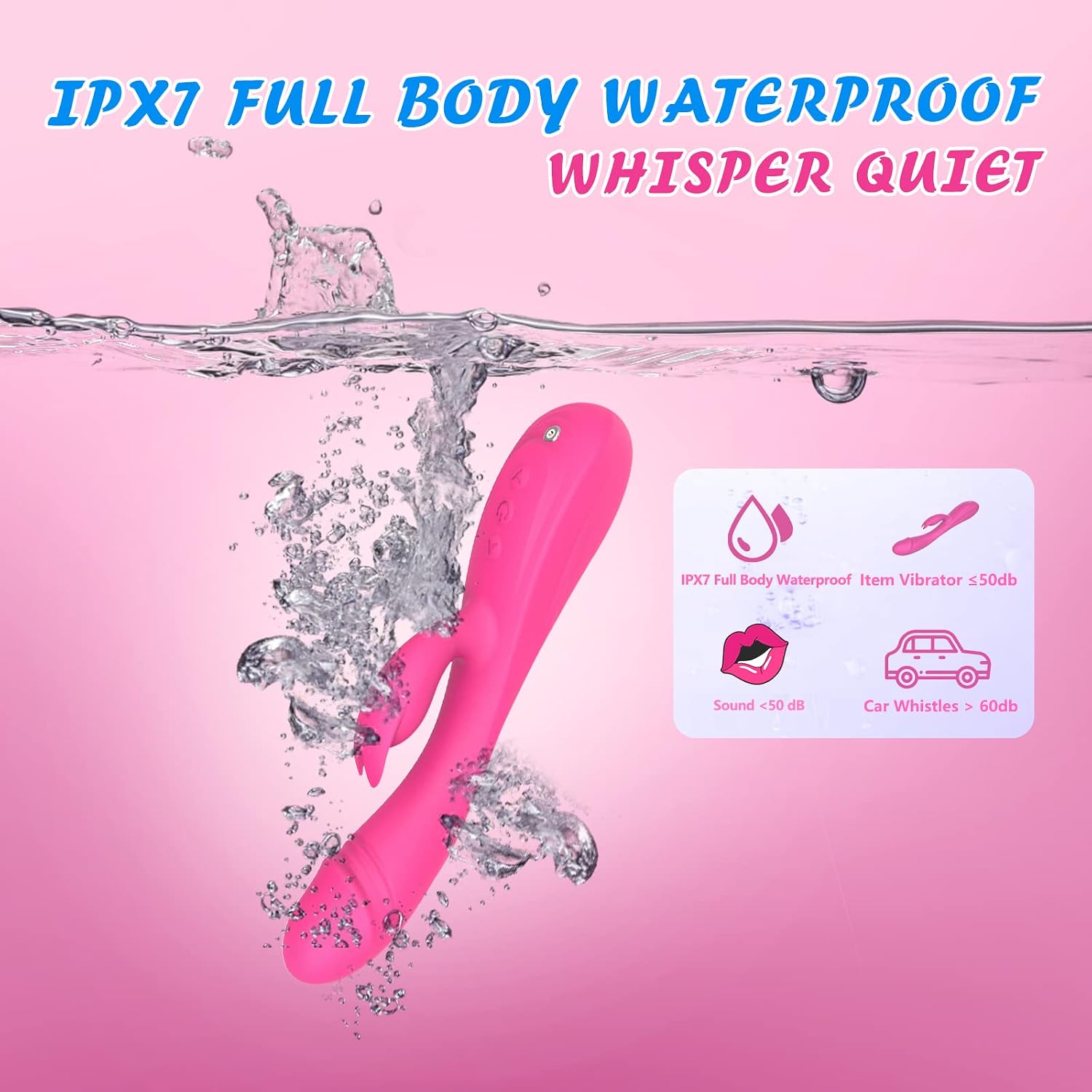 CKSolloT Rabbit G Spot Vibrator 3 in 1