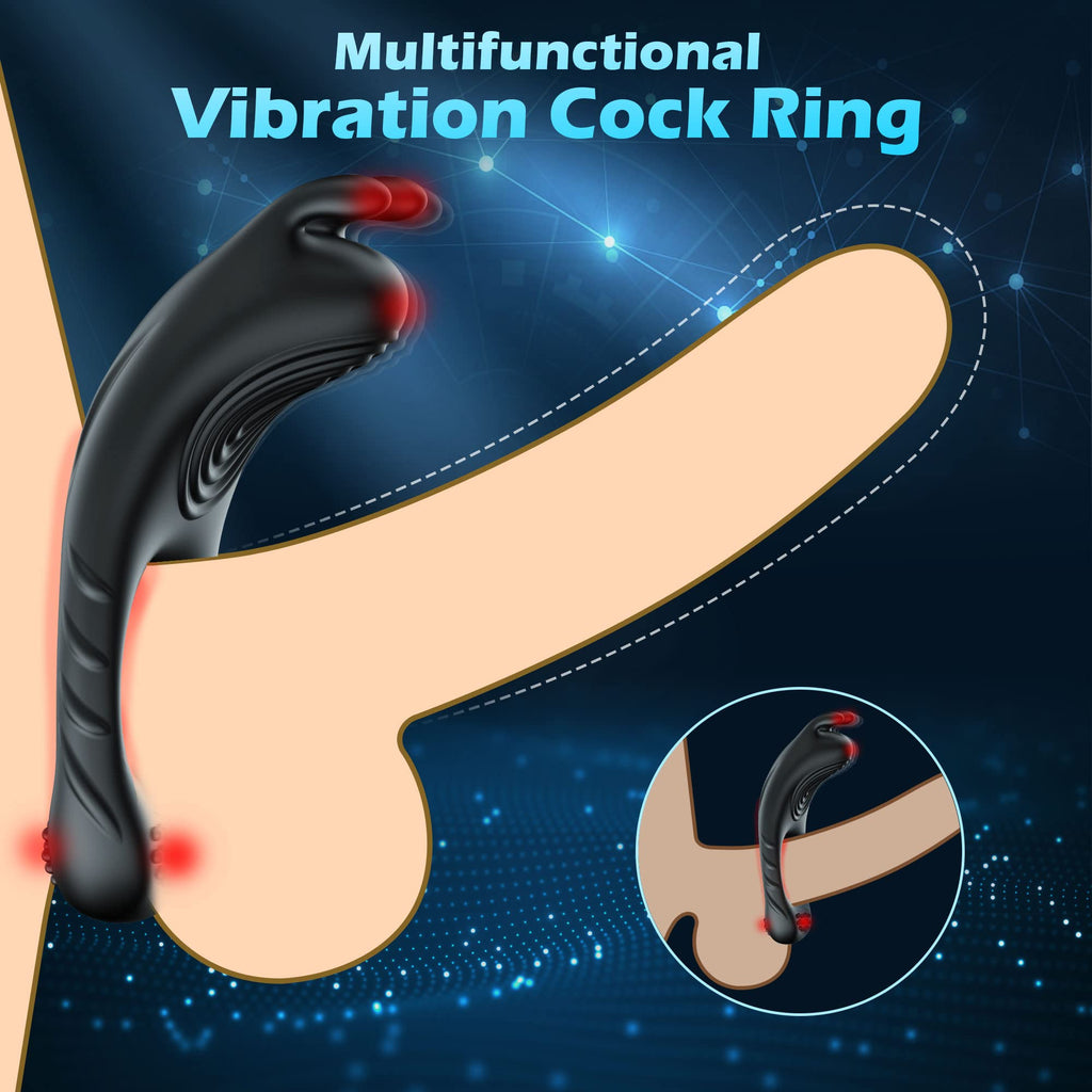 Vibrating Lock Ring Electric Remote Control Vibrator – product view 4