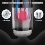 Speedknight Automatic 10 Telescopic Vibration Hands Free Male Stroker with Suction Base for Penis Stimulation — product image 4
