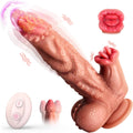 7.4 in Snake Warrior Thrusting Rotation Swinging Dildo Vibrator With Remote