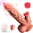 7.4 in Snake Warrior Thrusting Rotation Swinging Dildo Vibrator With Remote