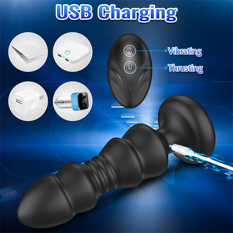Remote Controlled Anus Retractable Silicone Anal Plug – product view 5